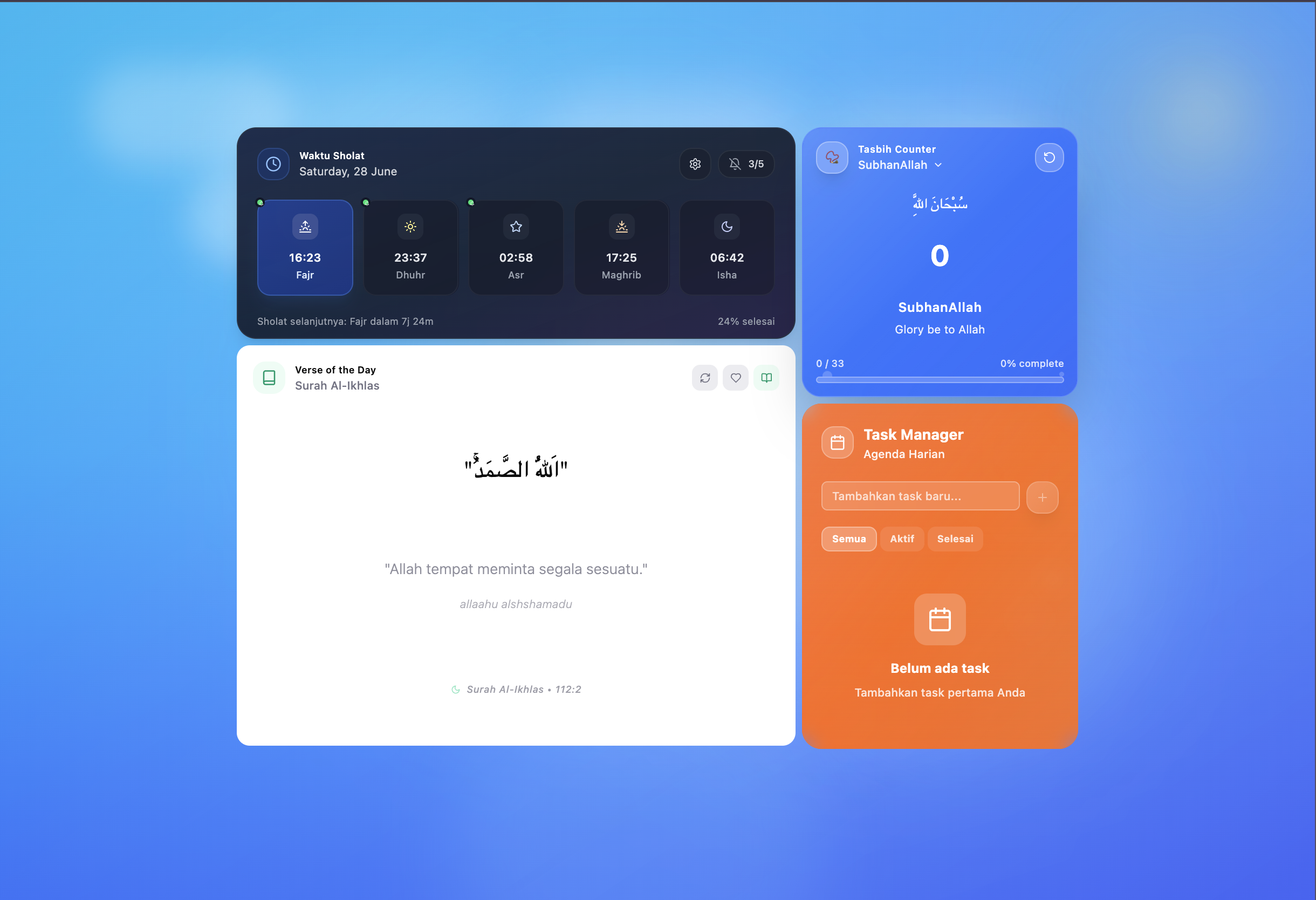Muslimfy App Screenshot